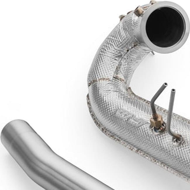 RM Motors Downpipe Sæt Audi Q5 3.0 TDI, Uden Katalysator, Uden Lyddæmper, Uden Sæt Lyddæmper Og Varmeskjold - detalje 1