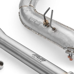 RM Motors Downpipe Sæt Audi Q5 3.0 TDI – katalysator Uden, lyddæmper Uden, varmeskjold Med – billede 3