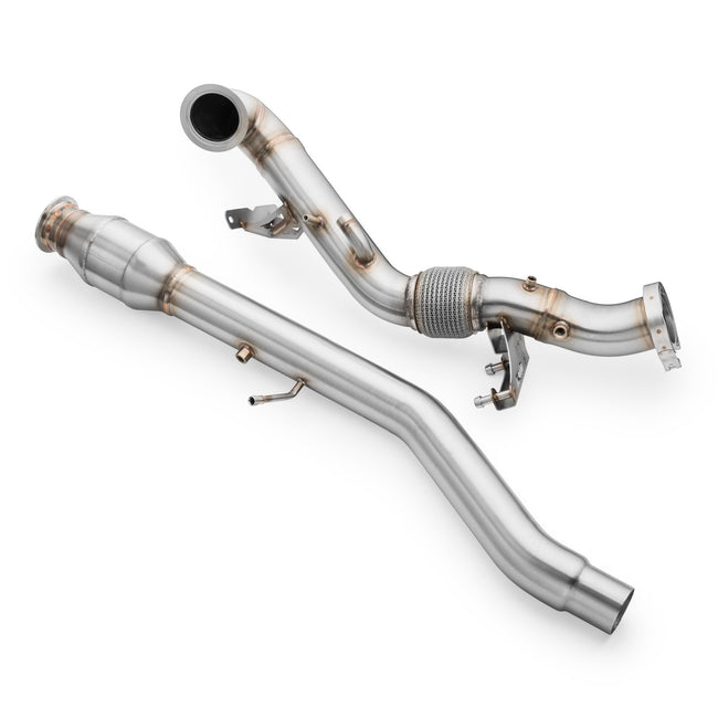 RM Motors Downpipe Seat Leon 2.0 TSI OPF/GPF + Lyddæmper