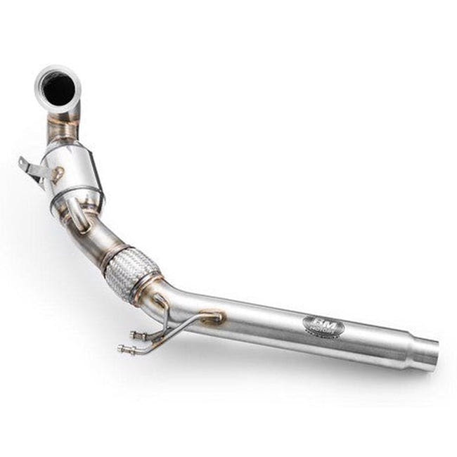 RM Motors Downpipe Seat Leon Cupra Mk3 R/SC/ST 2.0 TSI FWD +Katalysator Emissionsstandard - Euro 3, Kapacitet - 100 cpsi - nærbillede