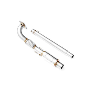 RM Motors Downpipe VW Jetta Mk5, Mk6 2.0 TSI + SILENCER - billede 5