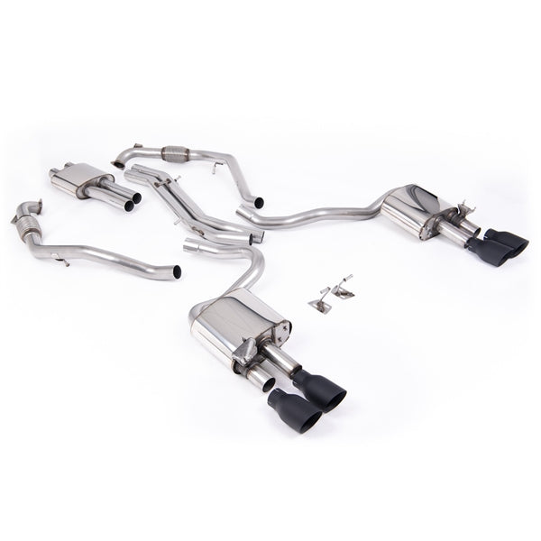 Milltek Cat-Back udstødning – Audi S5 3.0 V6 Turbo Sportback B9 – resoneret – produktbillede 1