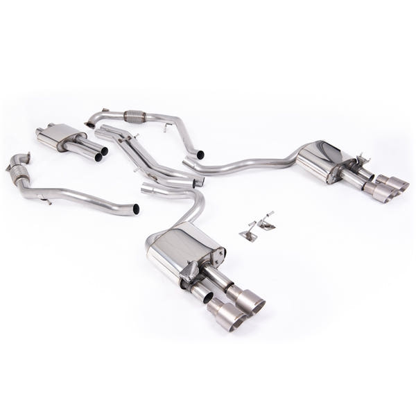 Milltek Cat-Back udstødning – Audi S5 3.0 V6 Turbo Sportback B9 – resoneret – produktbillede 1