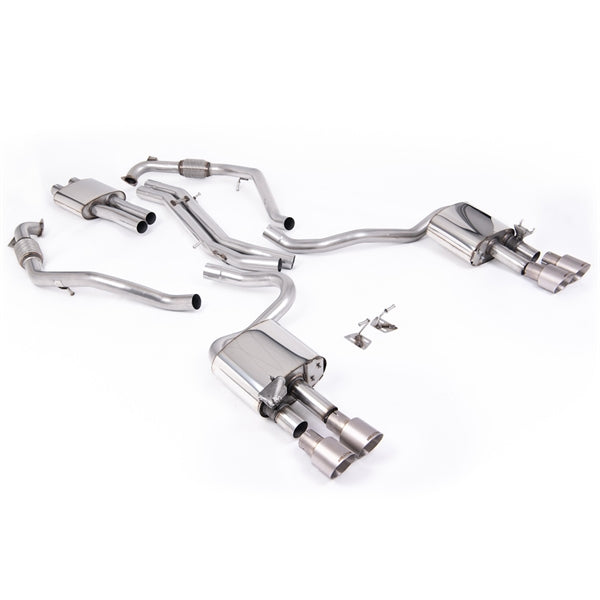 Milltek Cat-Back udstødning – Audi S5 3.0 V6 Turbo Coupé B9 – resoneret – produktbillede 1