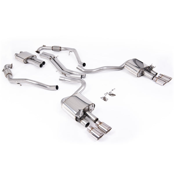 Milltek Cat-Back udstødning – Audi S5 3.0 V6 Turbo Coupé B9 – resoneret – produktbillede 1