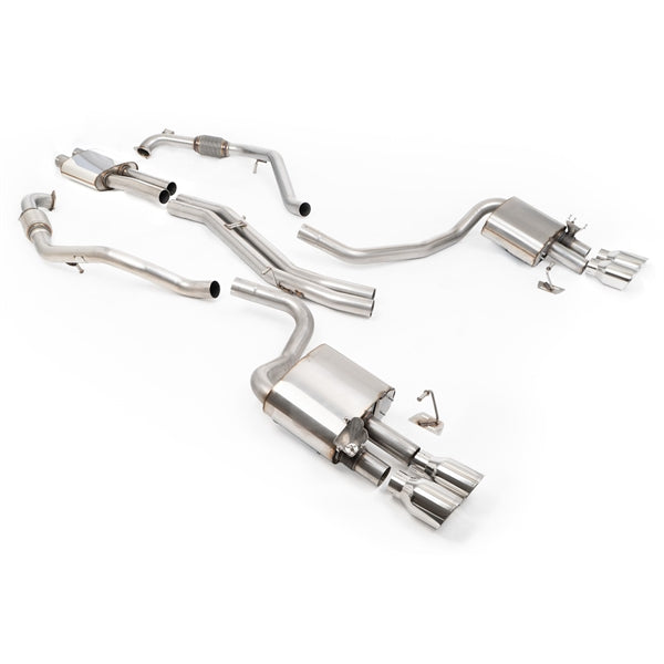 Milltek Cat-Back udstødning – Audi S4 3.0 Turbo V6 B9 - Sedan & Avant – resoneret – produktbillede 17