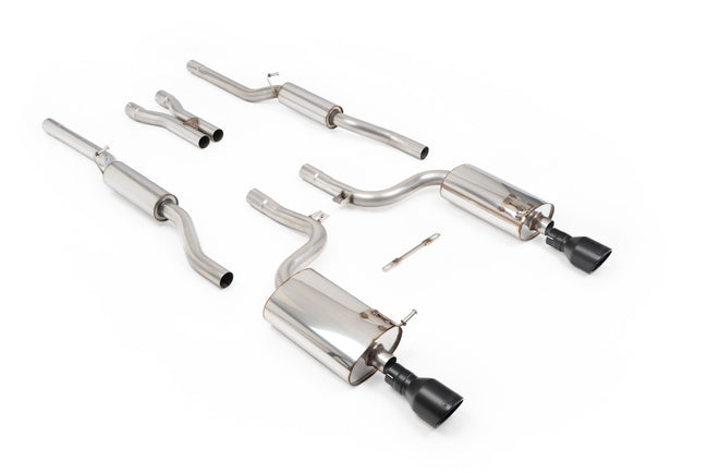 Milltek cat-back udstødning til Audi S4 4.2 V8 quattro B6 Sedan, Avant, & Cabriolet, resoneret