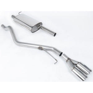 Milltek Cat-Back udstødning – VW Transporter \ Caravelle T5 LWB 1.9 TDI (85ps & 104ps) 2WD og 4MOTION – resoneret – produktbillede 4