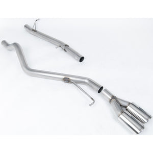 Milltek cat-back udstødning til Volkswagen Transporter \ Caravelle T5 SWB 1.9 TDi (85ps & 104ps) 2WD og 4MOTION, ikke-resoneret, polerede tips – billede 5