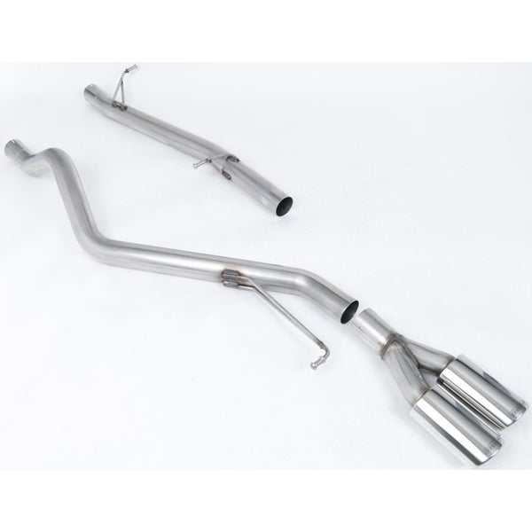Milltek cat-back udstødning til Volkswagen Transporter \ Caravelle T5 SWB 1.9 TDi (85ps & 104ps) 2WD og 4MOTION, ikke-resoneret, polerede tips – billede 5