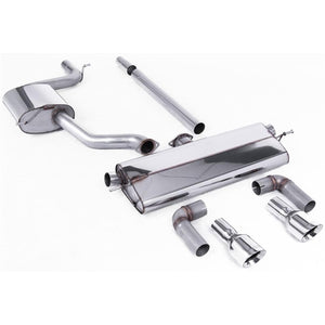 Milltek cat-back udstødning til Volkswagen Golf Mk7.5 1.5TSI Evo GT & R-Line, resoneret, polerede tips – billede 9