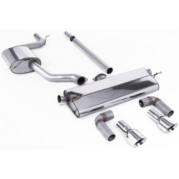 Milltek cat-back udstødning til Volkswagen Golf Mk7.5 1.5TSI Evo GT & R-Line, resoneret, polerede tips – billede 9