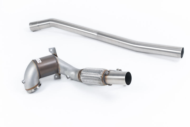 Milltek downpipe – VW Golf MK7 R 2.0 TSI 300PS (80 mm Race System Options) – produktbillede 2