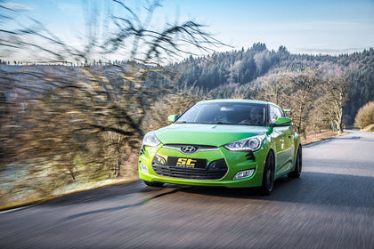 ST X Gevindundervogn Hyundai Veloster FS – monteret på bil 1