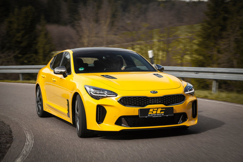 ST Sænkningssæt Kia Stinger CK – monteret på bil 3