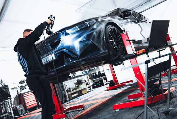 3D-scanning af en bil hos Maxton Design