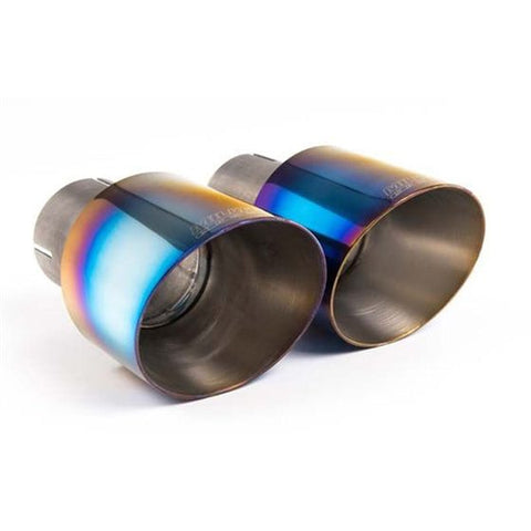 Milltek gt-tips i brændt titanium