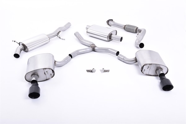 Milltek Cat-back Audi A4 2.0 TFSI B9 Quattro Saloon & Avant (Non OPF/GPF Models & Without Brace Bars)