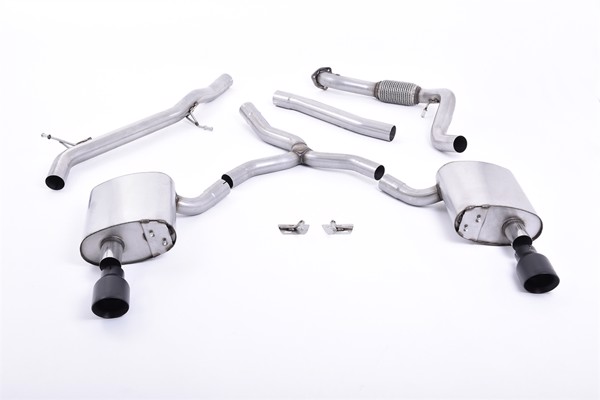 Milltek Cat-back Audi A4 2.0 TFSI B9 Quattro Saloon & Avant (Non OPF/GPF Models & Without Brace Bars)