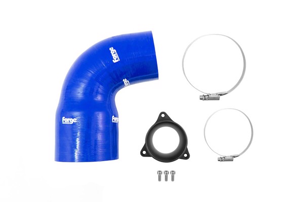 Forge Motorsport Hyundai i30N/Veloster N Turbo Inlet Adaptor - Blue Hose (UDSALG)