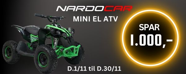 Spar 1000 kr på mini el atv