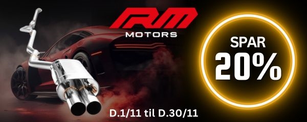 Spar 20 % på RM Motors