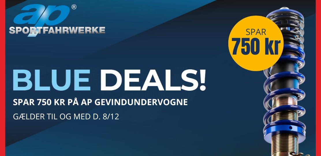 AP Blue Deals spar 750 kr. på gevindundervogne