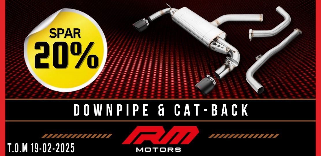 RM Motors Downpipe & Cat-back