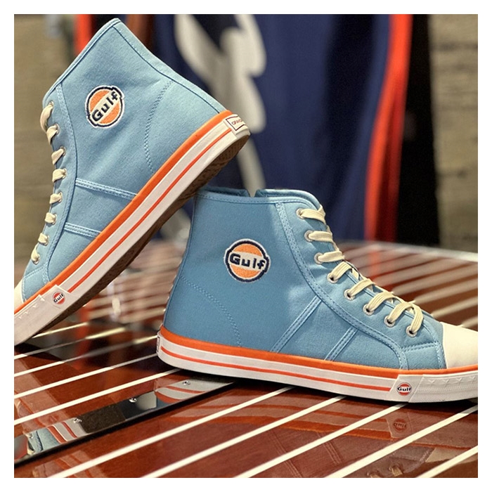 Gulf Hi-top Sneaker Gulf blå str. 43