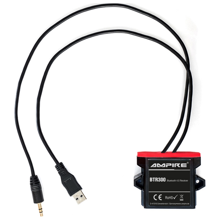 Ampire bluetooth modtager AUX/USB