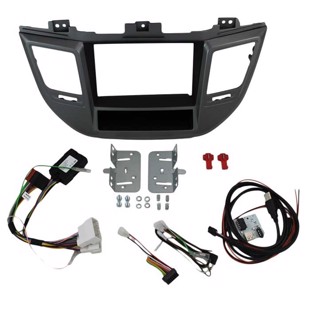 2-DIN kit Hyundai Tucson 2015->sort sølv