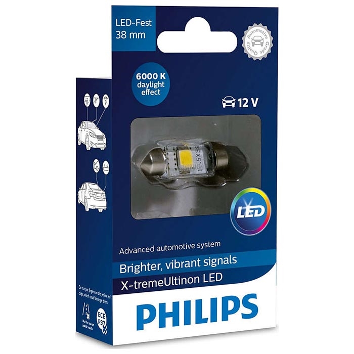 Philips X-Treme ultinon led pinol 6000k 12v