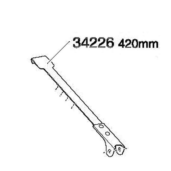 Thule øvre krog 420 mm