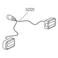 Thule ledningsnet m. lygte 921/923 og 92