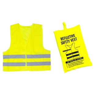 Allride SOS Support, Sikkerhedsvest gul, reflekterende,