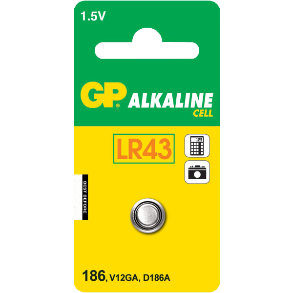 Gp lr43 batteri stk.