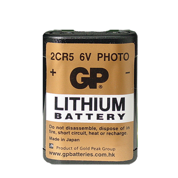 Gp 2cr5-ci lithium-batteri 6v stk