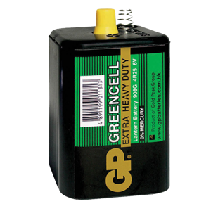 GP 4r25 batteri  med fjeder