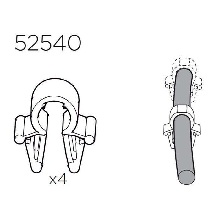 Thule Kabel Clips 925/927