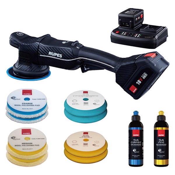 Rupes HLR15 Bigfoot Ibrid Polisher BAS Kit Ø125mm