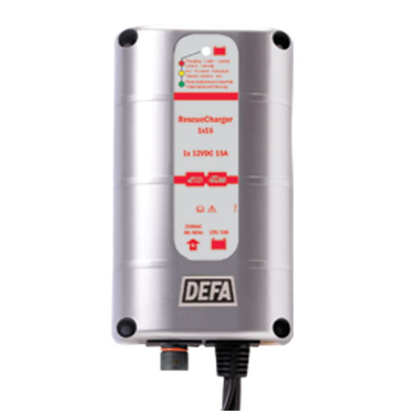 DEFA rescuecharger 12v 1 x 15a