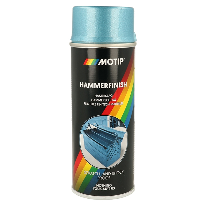 Motip Hammerlak spray blå  400ml.