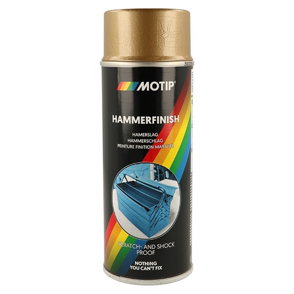 Motip Hammerlak spray guld 400ml.