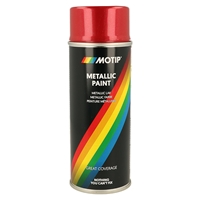 Metallic effekt lak 400ml rød