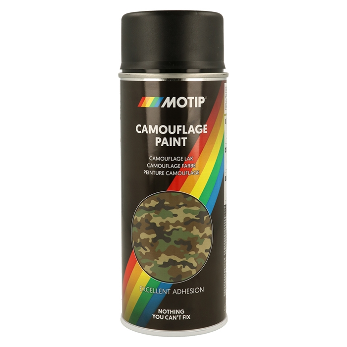 Motip spray camouflage RAL9021 400ml