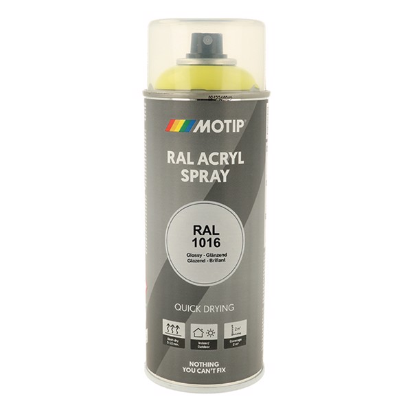 Motip Ral 1016 high gloss sulphur yellow