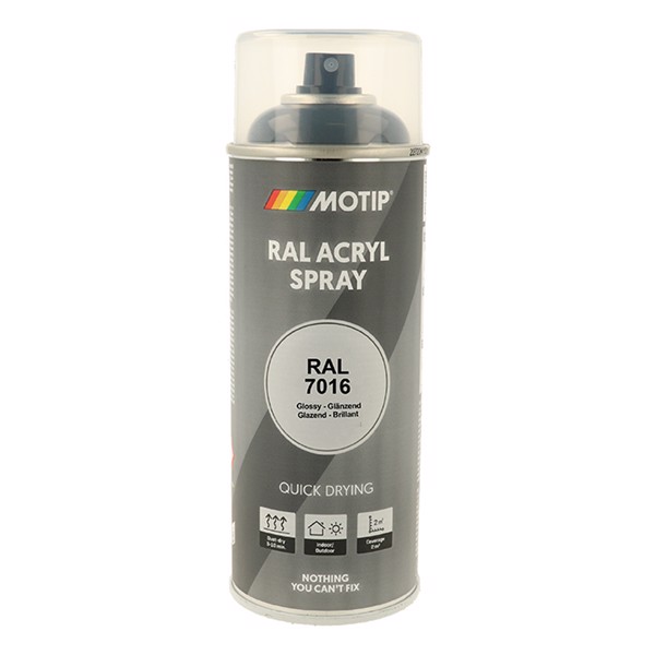 Motip Ral 7016 high gloss anthracite grey