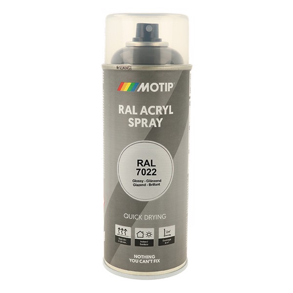 Motip Ral 7022 high gloss umbragrau