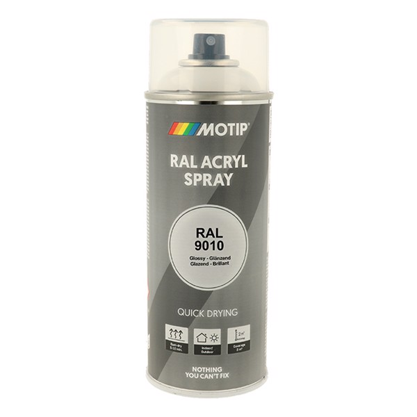 Motip Ral 9010 high gloss pure white