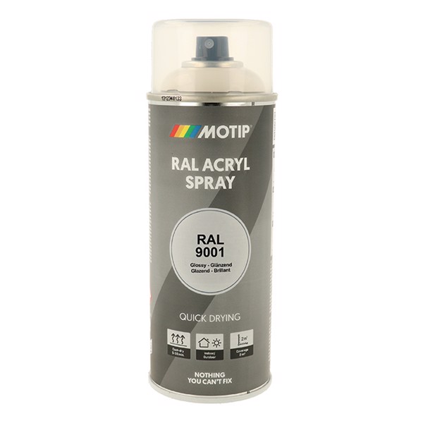 Motip Ral 9001 high gloss cream white